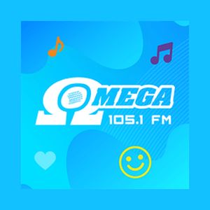 Logo of radio station Omega 105.1 FM