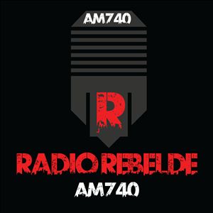 Logo of radio station Radio Rebelde 740 AM