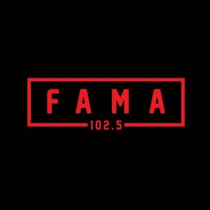 Logo of radio station Fama 102.5 FM