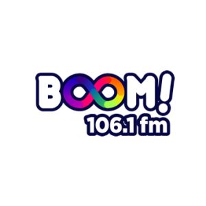 Logotipo de la emisora ​​de radio Boom 106.1 FM