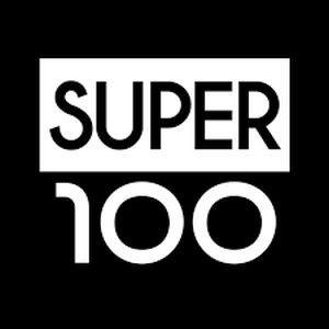 Logo of radio station Super 100