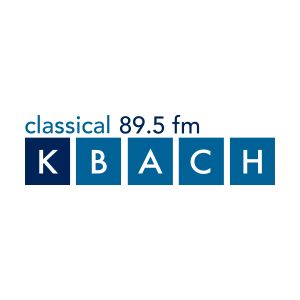 Logo of radio station KBACH 89.5 FM