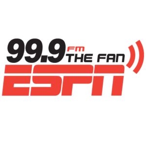 Logo of radio station 99.9 The Fan