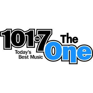Logo of radio station 101.7 The One