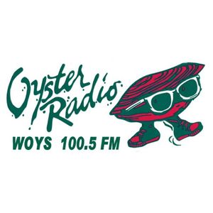 Logotipo de la emisora ​​de radio WOYS - Oyster Radio 100.5 FM
