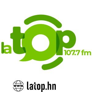 Logo of radio station La Top 107.7