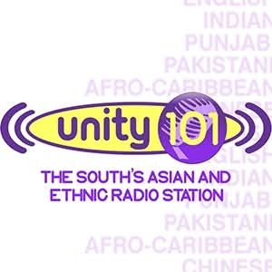 Logotipo de la emisora ​​de radio Unity 101