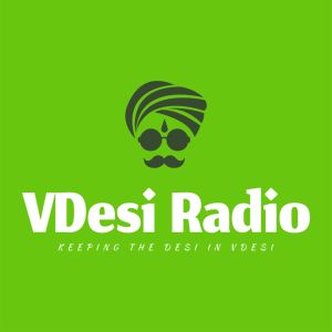 Logo of radio station vDesi Radio
