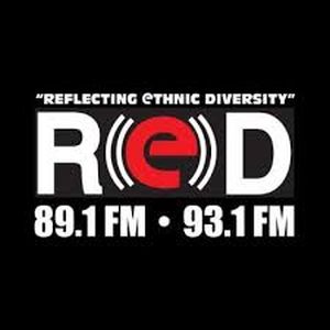 Logo of radio station RED FM Vancouver