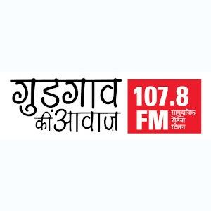 Logotipo de la emisora ​​de radio Gurgaon Ki Awaaz 107.8 FM