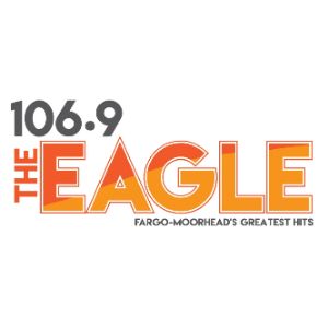 Logo of radio station KEGK The Eagle 106.9 FM