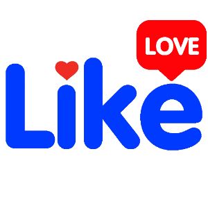 Logotipo de la emisora ​​de radio Like LOVE