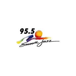 Logo of radio station 95.5 Smooth Jazz
