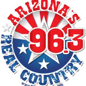 Logo of radio station 96.3 Arizona's Real Country
