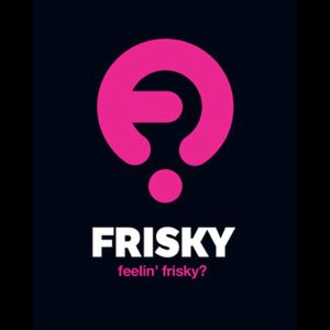Logotipo de la emisora ​​de radio Frisky Radio