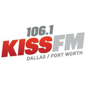 Logotipo de la emisora ​​de radio KHKS 106.1 KISS FM
