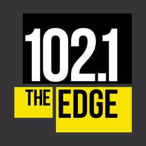 Logotipo de la emisora ​​de radio 102.1 The Edge FM