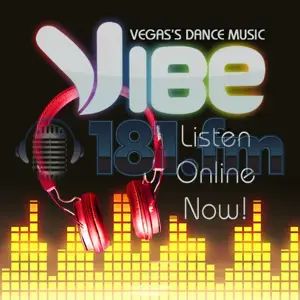 Logotipo de la emisora ​​de radio 181.fm - The Vibe of Vegas
