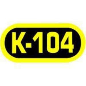 Logotipo de la emisora ​​de radio KJLO K-104 FM