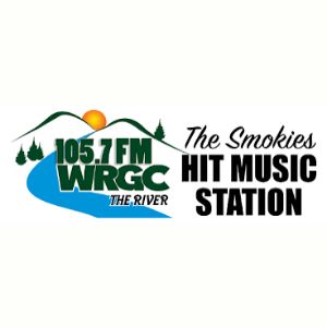 Logo of radio station 105.7 WRGC The River