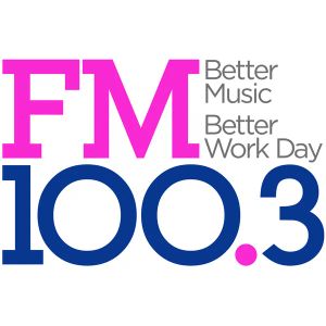 Logo of radio station KSFI FM 100.3