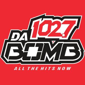 Logo de la station de radio KDDB 102.7 Da Bomb