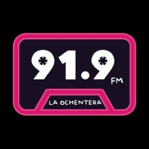 Logo of radio station La Ochentera 91.9 FM