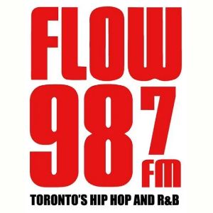 Logo of radio station CKFG Flow 98.7 FM