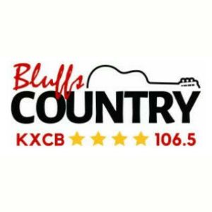 Logo de la station de radio KXCB Bluffs Country 106.5 FM