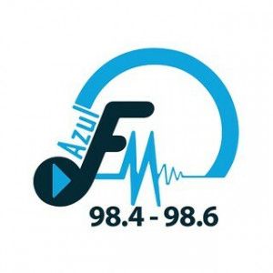 Logo of radio station Azul FM 98.6