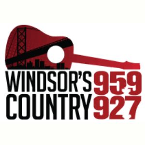 Logotipo de la emisora ​​de radio CJWF Windsor's Country 95.9 & 92.7 FM