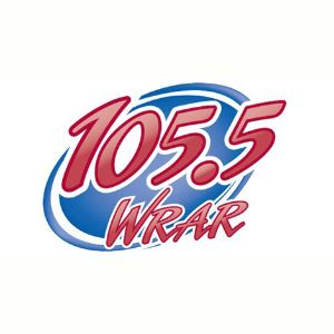 Logotipo de la emisora ​​de radio 105.5 WRAR