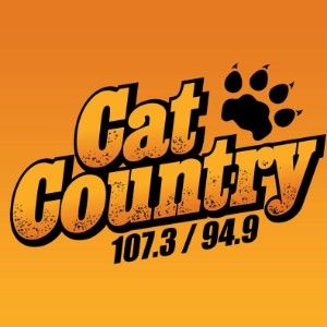 Logo of radio station KCIN Cat Country 107.3 & 94.9 FM