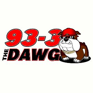 Logo of radio station WKXD 93-3 The Dawg