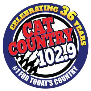 Logo of radio station KCTR Cat Country 102.9 FM