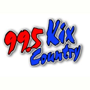 Logo of radio station WKAA 99.5 Kix Country