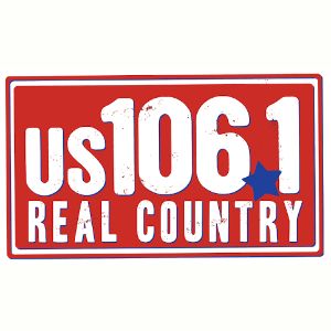 Logo of radio station US106.1 Real Country