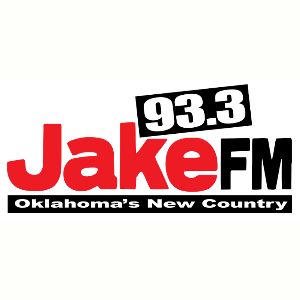 Logo de la station de radio KJKE 93.3 Jake FM