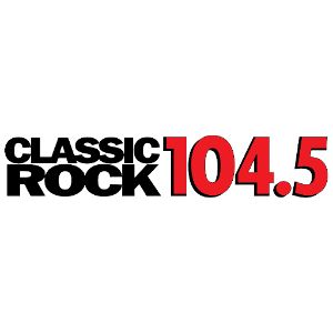 Logo of radio station KFXJ Classic Rock 104.5 FM