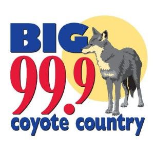 Logo of radio station KXLY Big 99.9 Coyote Country