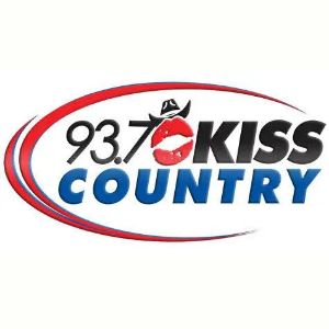 Logo de la station de radio KSKS 93.7 Kiss Country