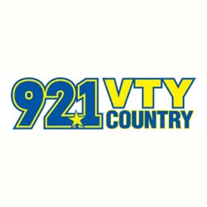 Logo de la station de radio WVTY 92.1 VTY Country