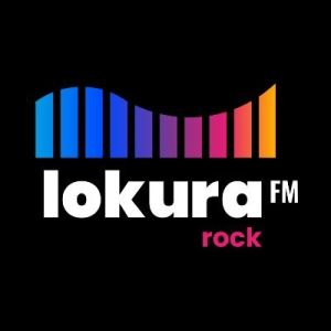 Logo de la station de radio Lokura FM Rock