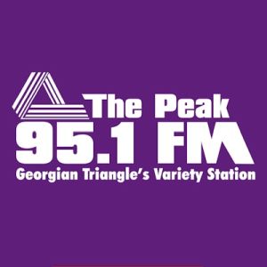 Logo de la station de radio The Peak