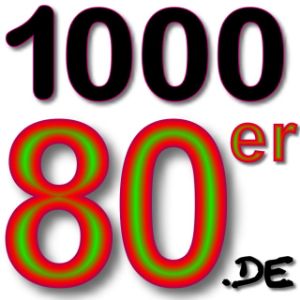 Logotipo de la emisora ​​de radio 1000 80er