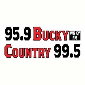 Logo of radio station Bucky Country 95.9 & 99.5 WBKY