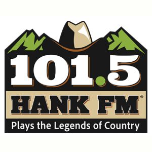 Logo of radio station KEGA 101.5 Hank FM