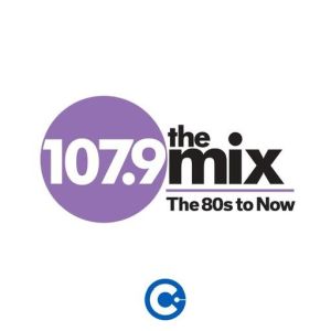 Logotipo de la emisora ​​de radio WNTR 107.9 The Mix