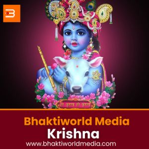 Logo of radio station BhaktiWorld Krishna