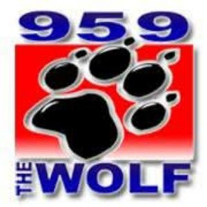 Logo of radio station KWHF 95.9 The Wolf
